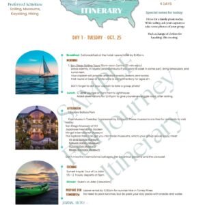 Full Journey Itinerary Package