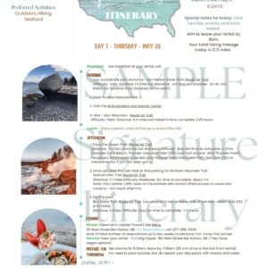Signature Itinerary Package